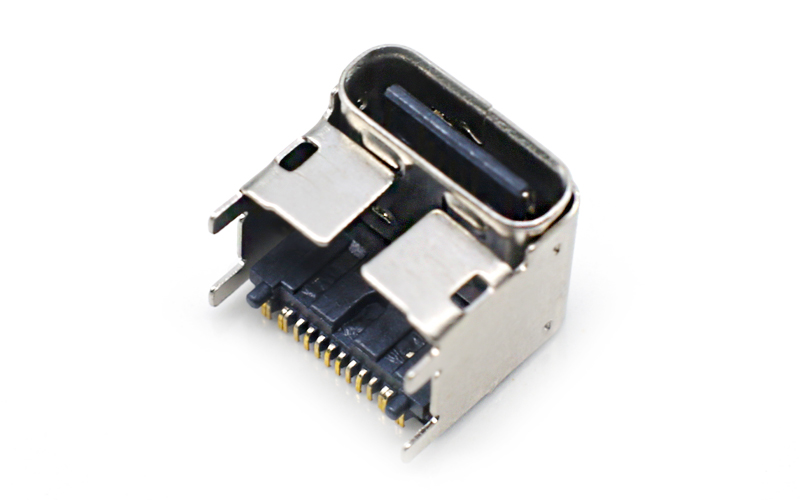 104311962-USB TYPE C16PIN母座 CH5.9垫高连接器 电源充电款